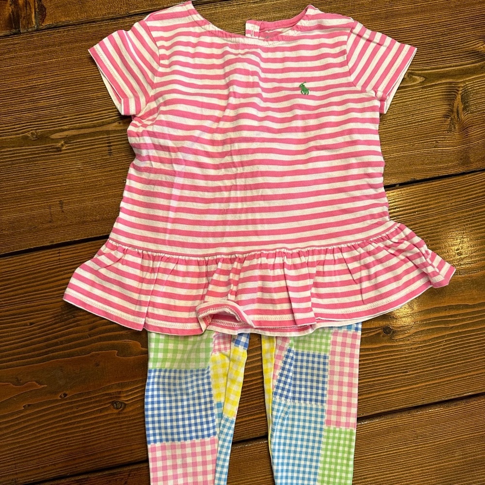 Ralph Lauren Polo toddler girls Outfit